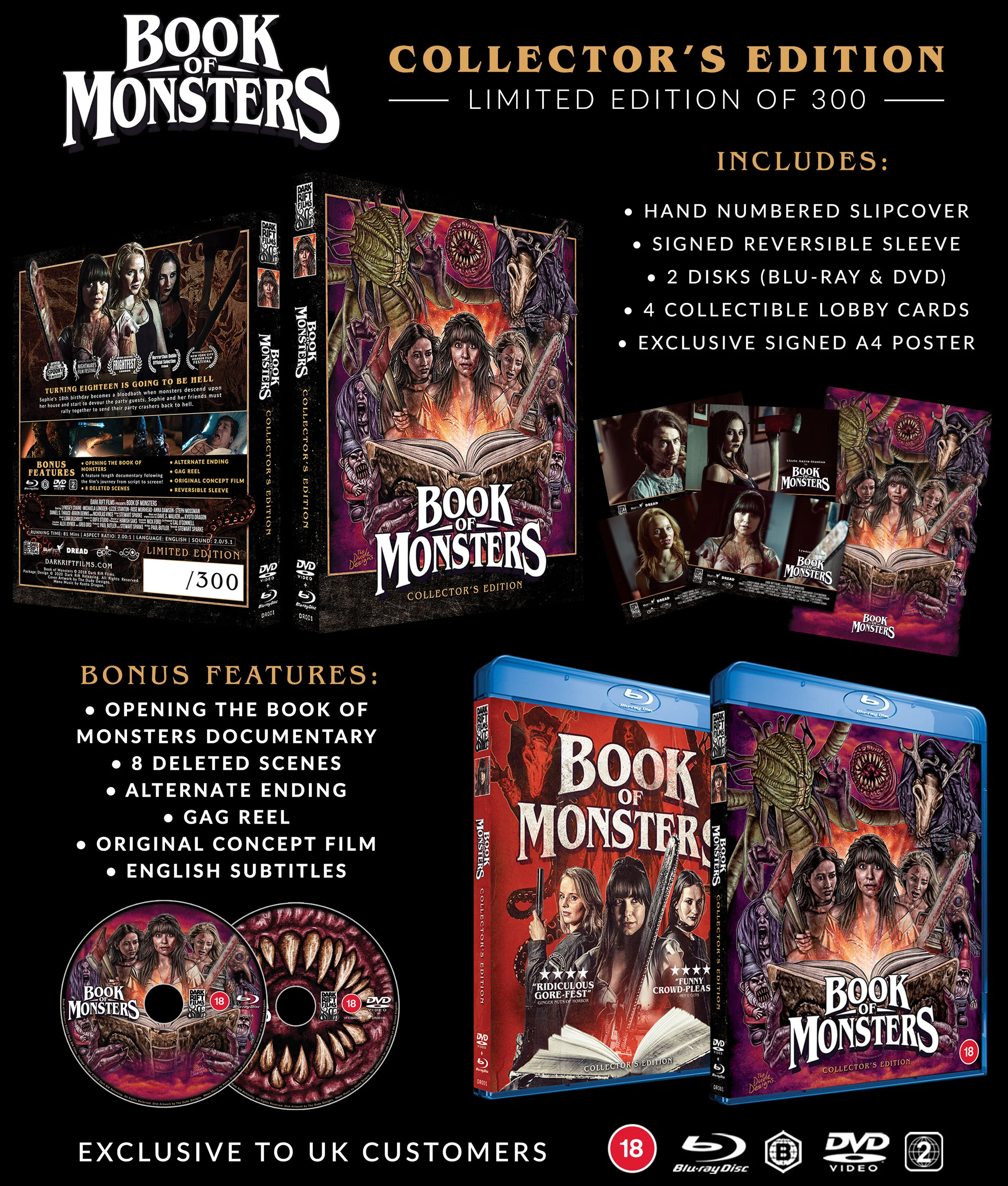 Book of Monsters Limited Collector's Edition — Dark Rift Horror